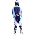 Maillot Troy Lee Designs SE Ultra Blurr Azul: Rendimiento Superior Motocross Transpirable Ligero