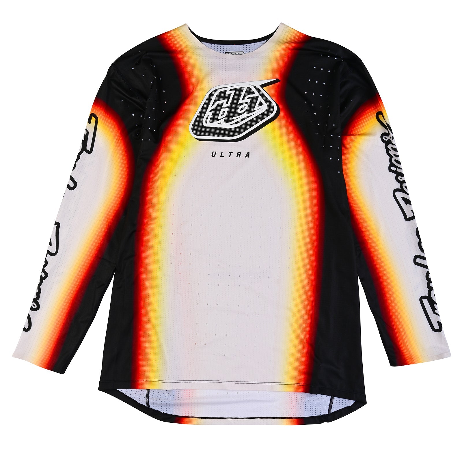 Maillot Troy Lee Designs SE Ultra Blurr Amarillo Transpirable Motocross MX