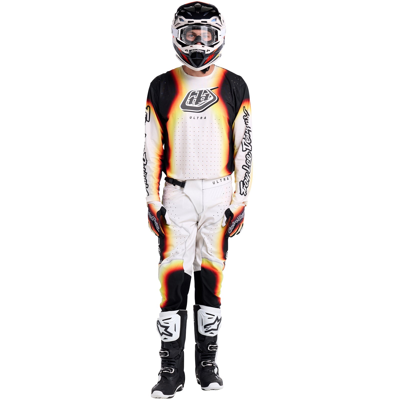 Maillot Troy Lee Designs SE Ultra Blurr Amarillo: Rendimiento Superior Motocross Enduro