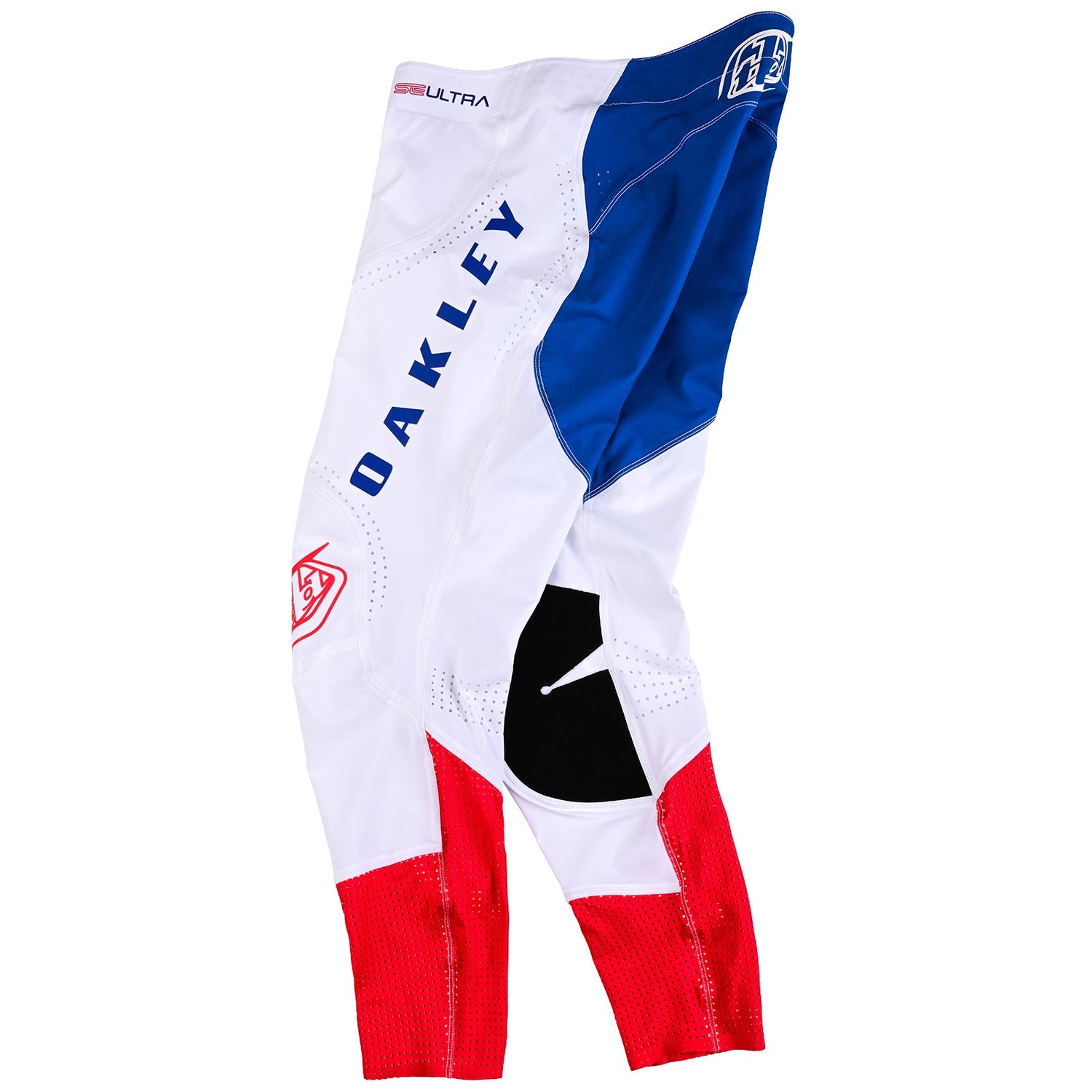 Pantalón Motocross Troy Lee Designs SE Ultra X Oakley Vision Blanco/Azul Rendimiento Superior