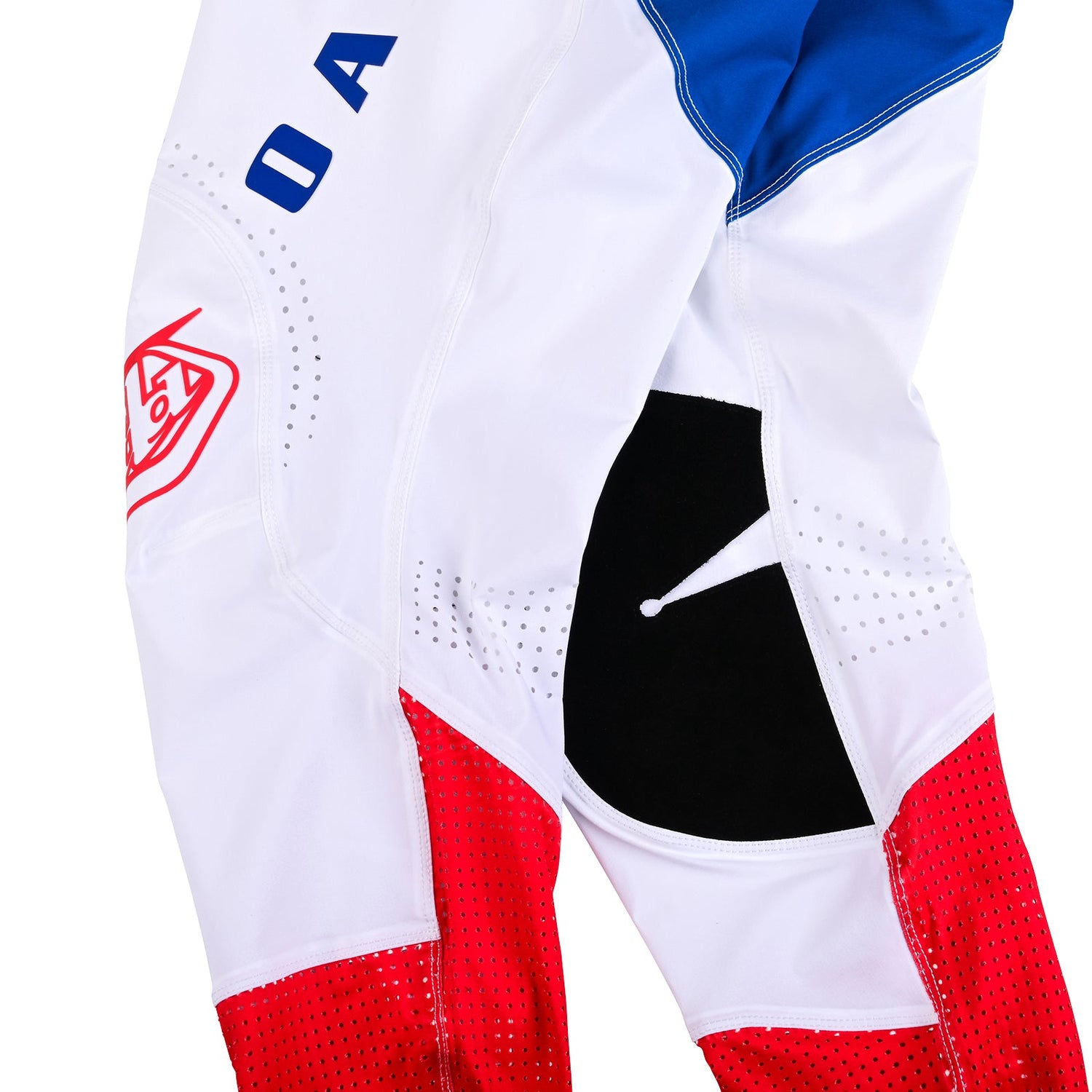 Pantalón Motocross Troy Lee Designs SE Ultra X Oakley Vision Blanco/Azul Rendimiento Superior