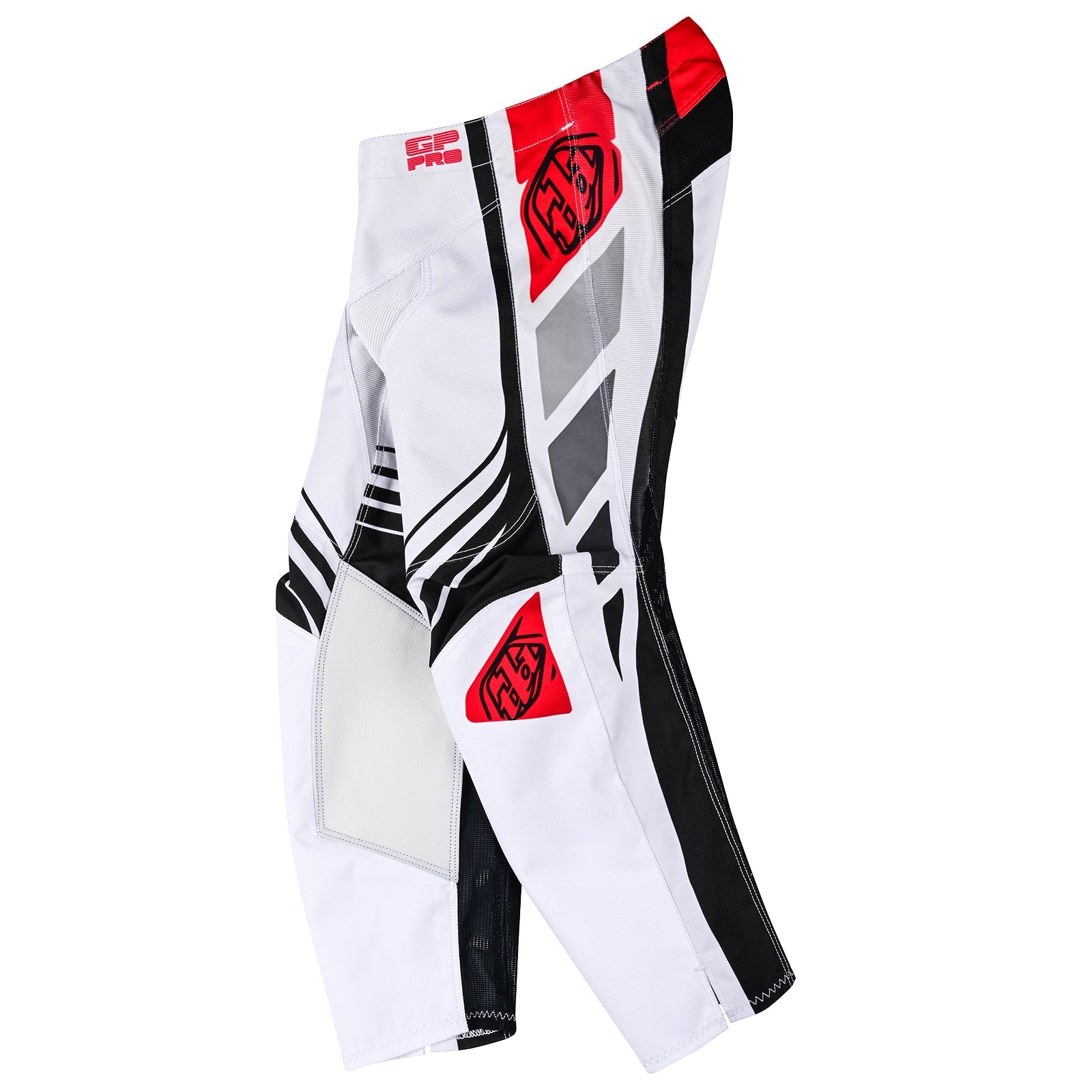 Pantalón Motocross Troy Lee Designs GP Pro Juvenil Wavez Blanco-Rojo Rendimiento Superior