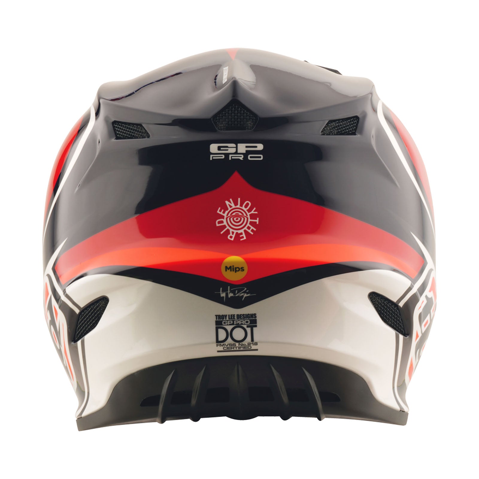 Casco Troy Lee Designs GP Pro Mips Crossover Ligero Protección Avanzada Navy Red