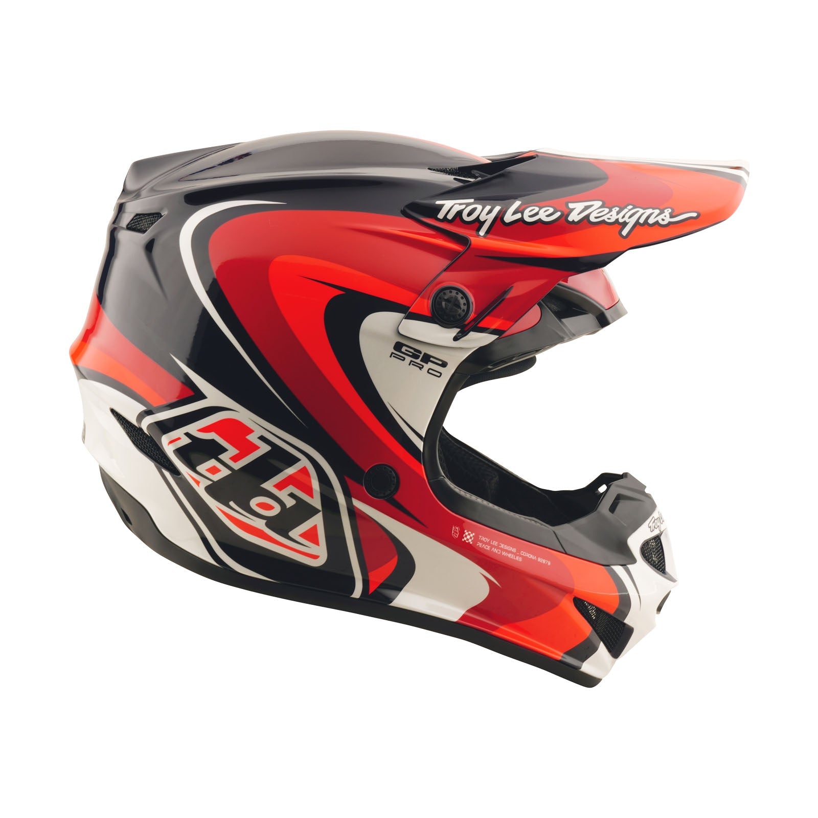 Casco Motocross Juvenil Troy Lee Designs GP Pro Mips Crossover Negro/Rojo