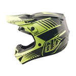 Casco Troy Lee Designs GP Pro Segment Mips Amarillo Flúor/Negro Ligero Motocross