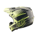 Casco Troy Lee Designs GP Pro Segment Mips Amarillo Flúor/Negro Ligero Motocross