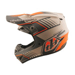 Casco de Motocross Troy Lee Designs GP Pro Mips Segment Taupe Ligero