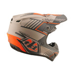 Casco de Motocross Troy Lee Designs GP Pro Mips Segment Taupe Ligero
