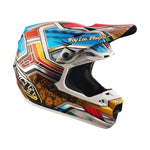 Casco Motocross Carbono SE5 MIPS Integrado Lowrider Plateado Protección Superior Ligero