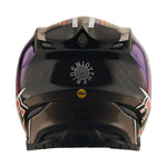 Casco TLD SE5 Carbono Mips Integral Motocross Enduro Rayas Negro Púrpura