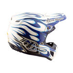 Casco Troy Lee Designs SE5 Compuesto Azul Torched MIPS Integra Protección Off-Road