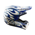 Casco Troy Lee Designs SE5 Compuesto Azul Torched MIPS Integra Protección Off-Road
