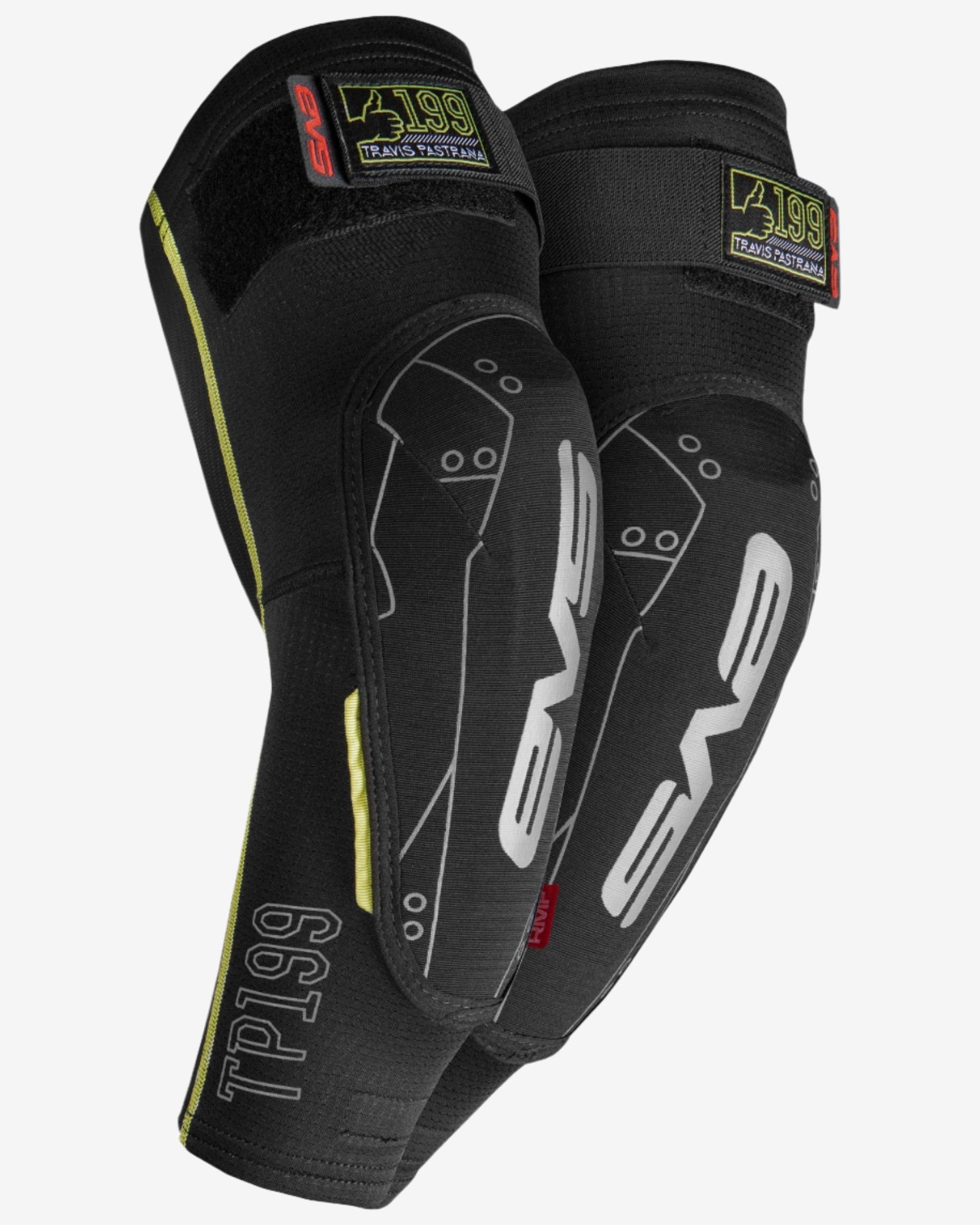 Coderas EVS Sports TP199 RMF Travis Pastrana Protección Impacto Rendimiento Avanzado