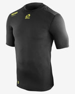 Camiseta Térmica EVS TUG Manga Corta, Antirozaduras, Transpirable, Elástica, Compatible Collarín Moto