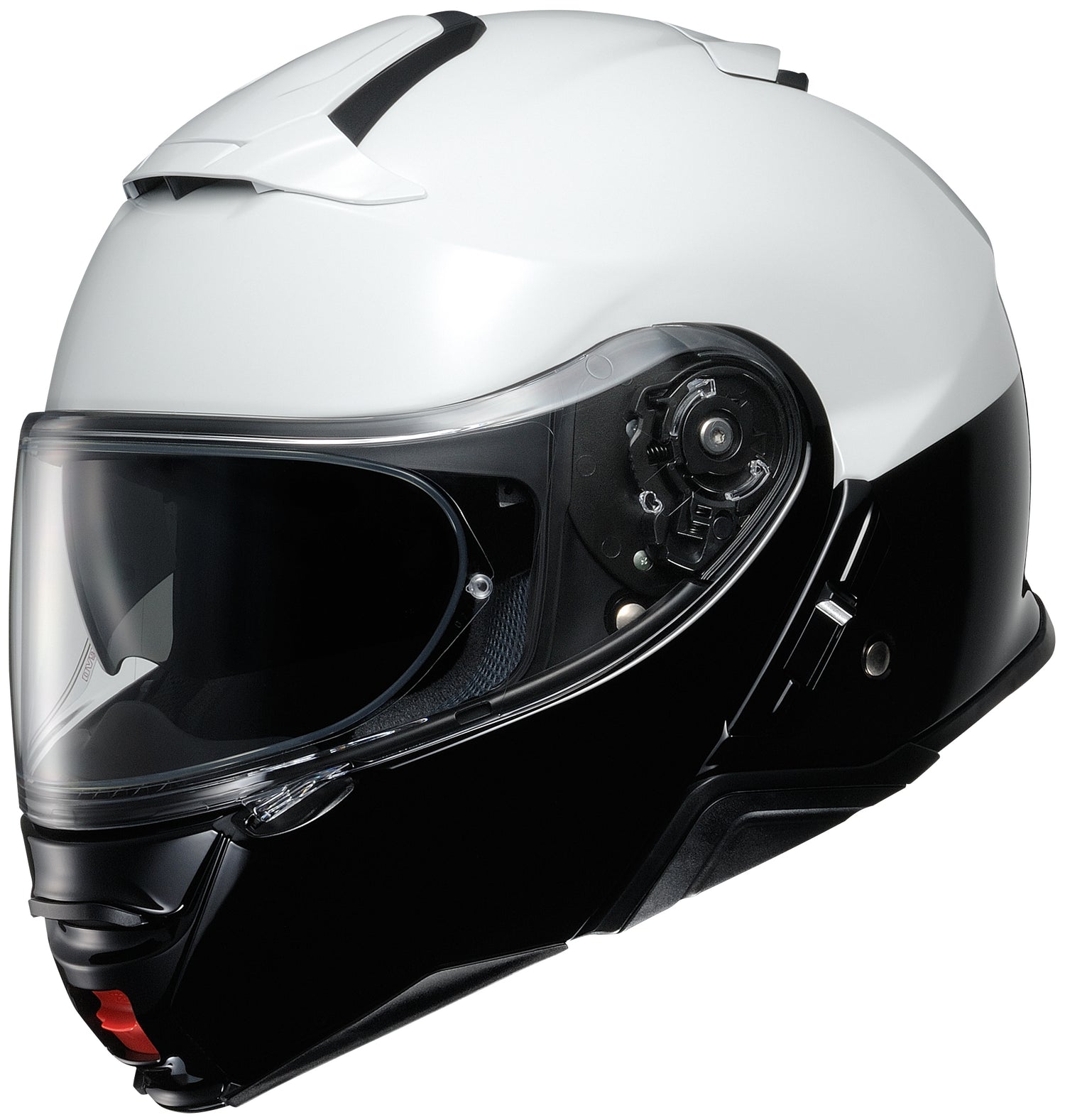 CASCO MODULAR SHOEI NEOTEC II LO-RISE NEGRO Y BLANCO