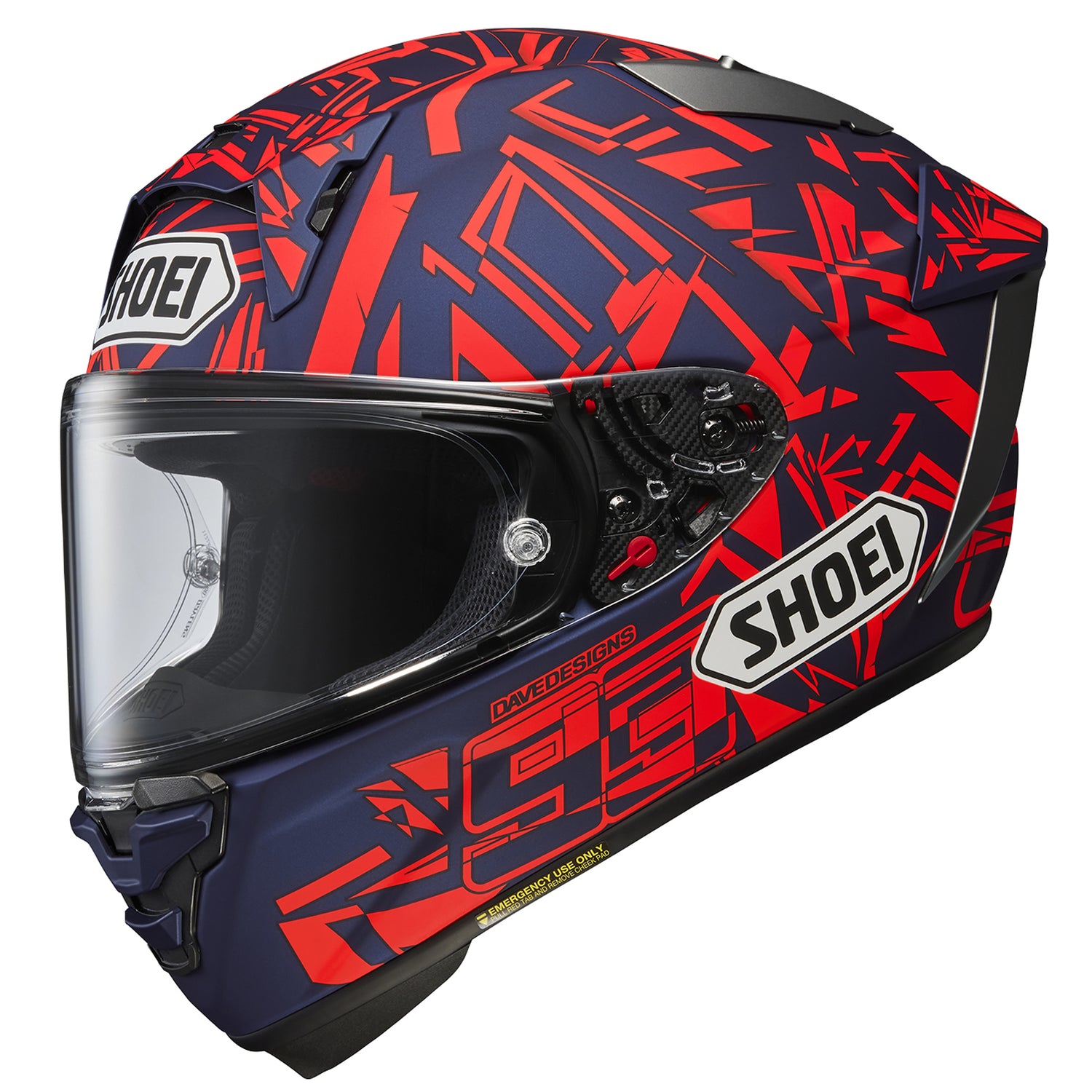 CASCO INTEGRAL SHOEI X-15 DAZZLE TC-10