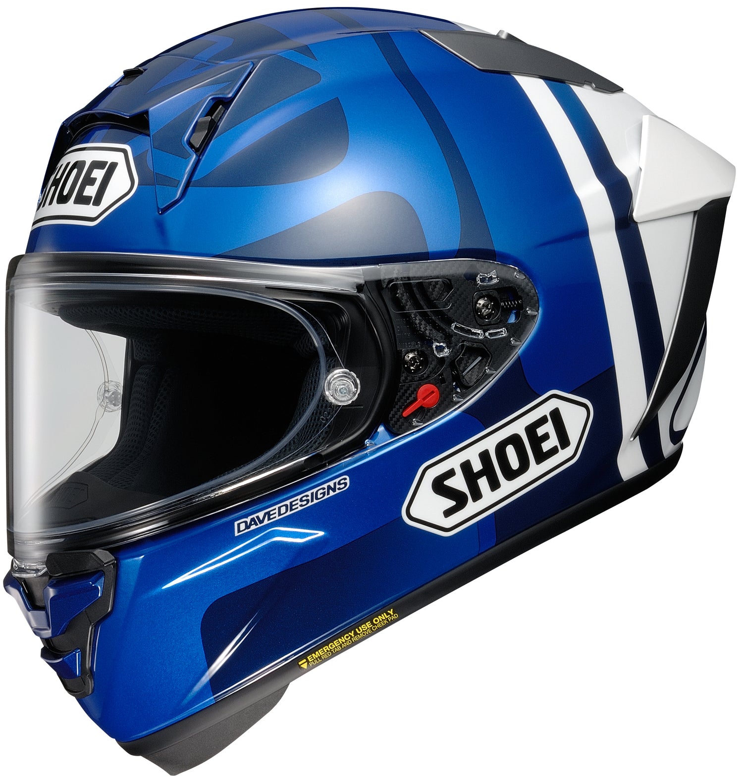 CASCO INTEGRAL SHOEI X-15 A MARQUEZ 73 V2 AZUL