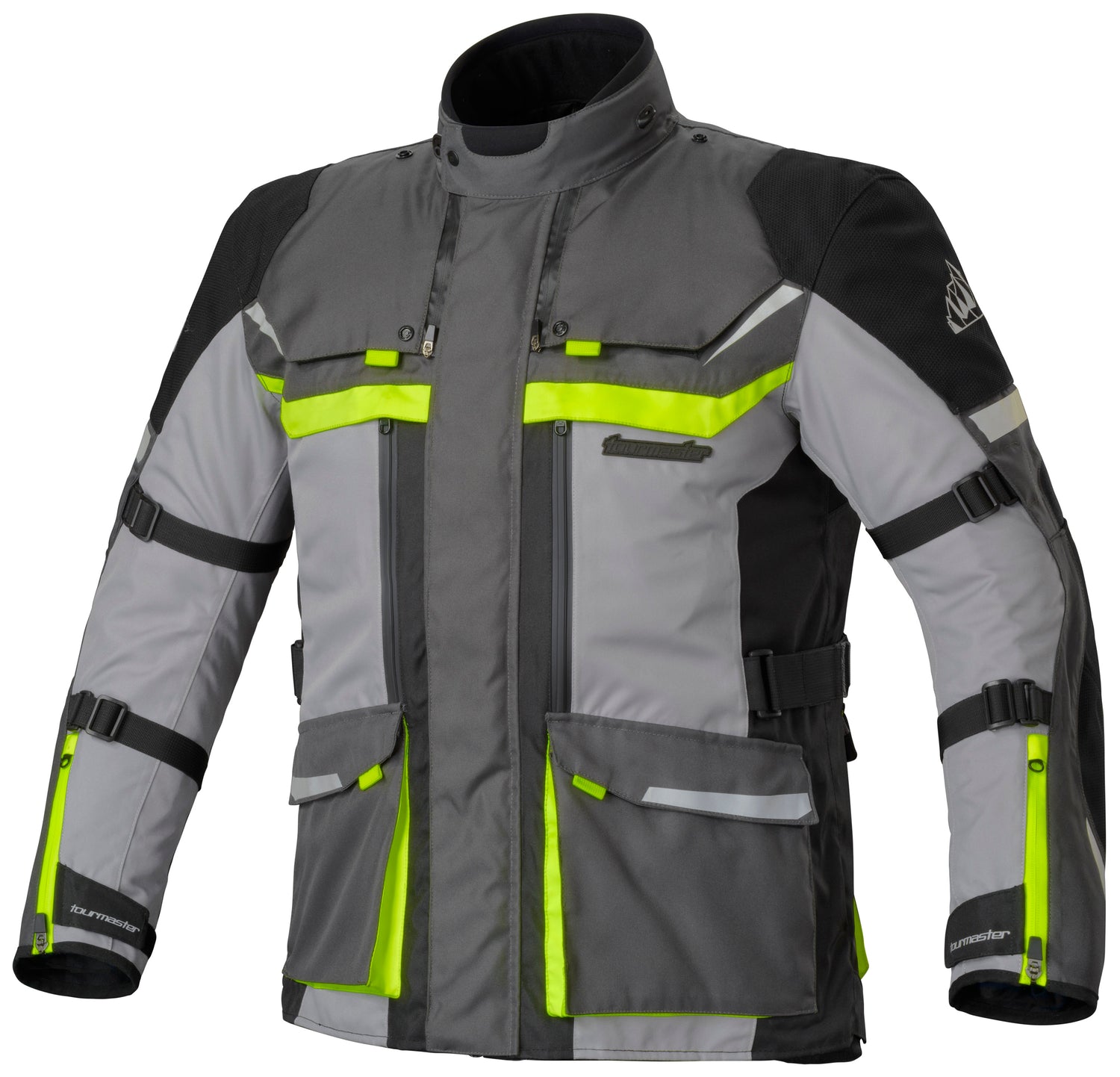 CHAQUETA IMPERMEABLE TOURMASTER MARINER GRIS/ALTA VISIBILIDAD