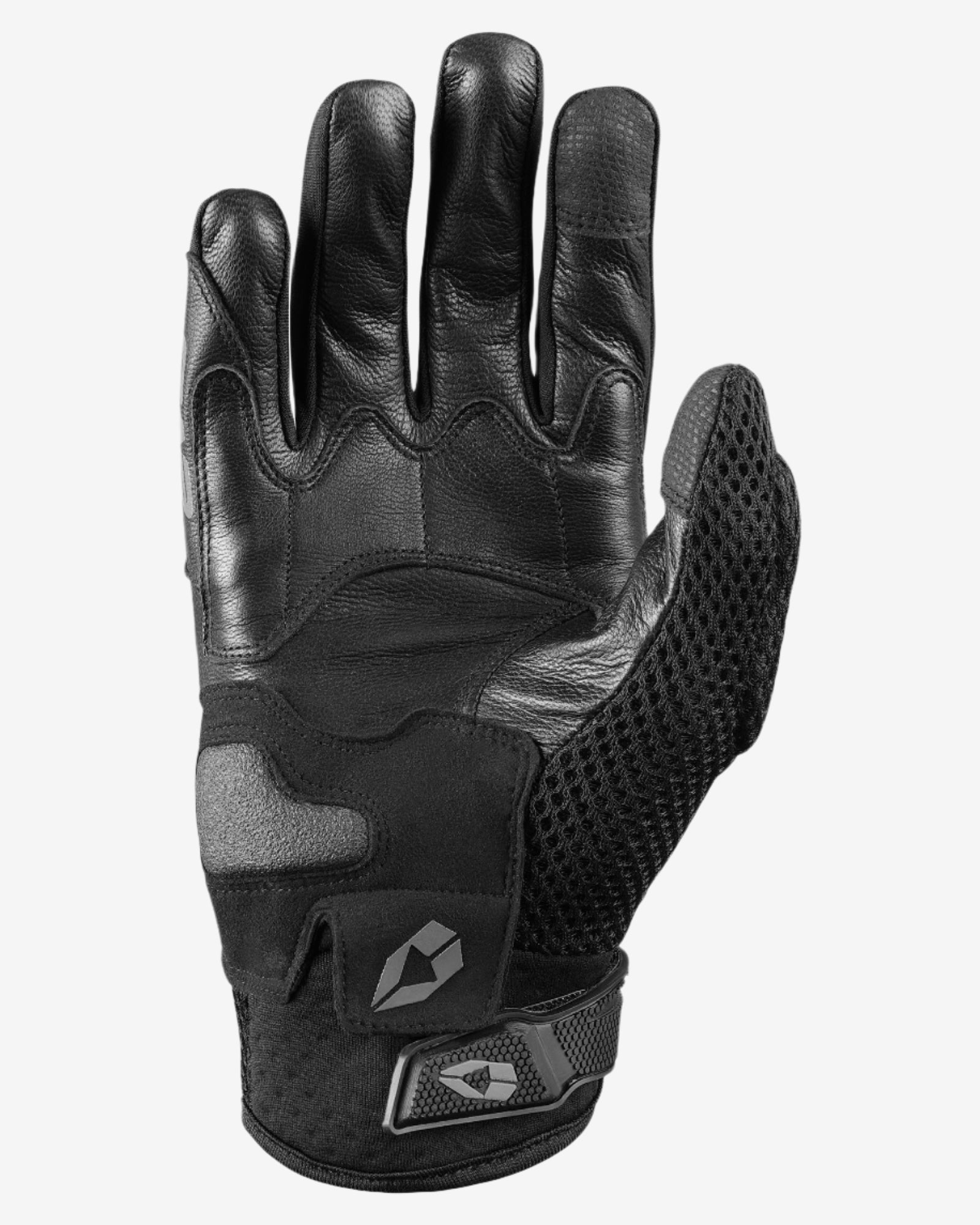 Guantes Moto EVS Sports Assen Cuero y Malla Protección Carbono Transpirable