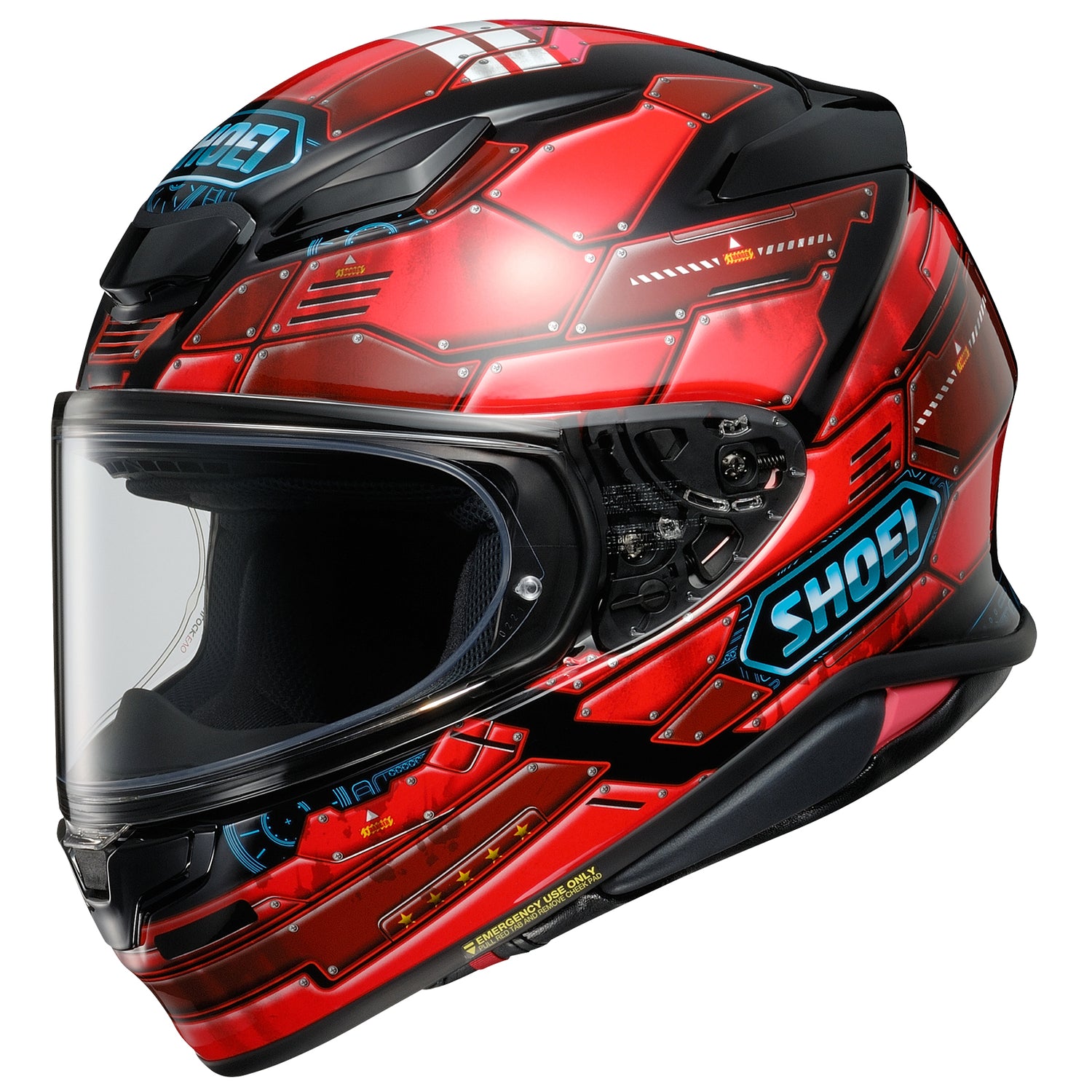CASCO INTEGRAL SHOEI RF-1400 FORTRESS ROJO