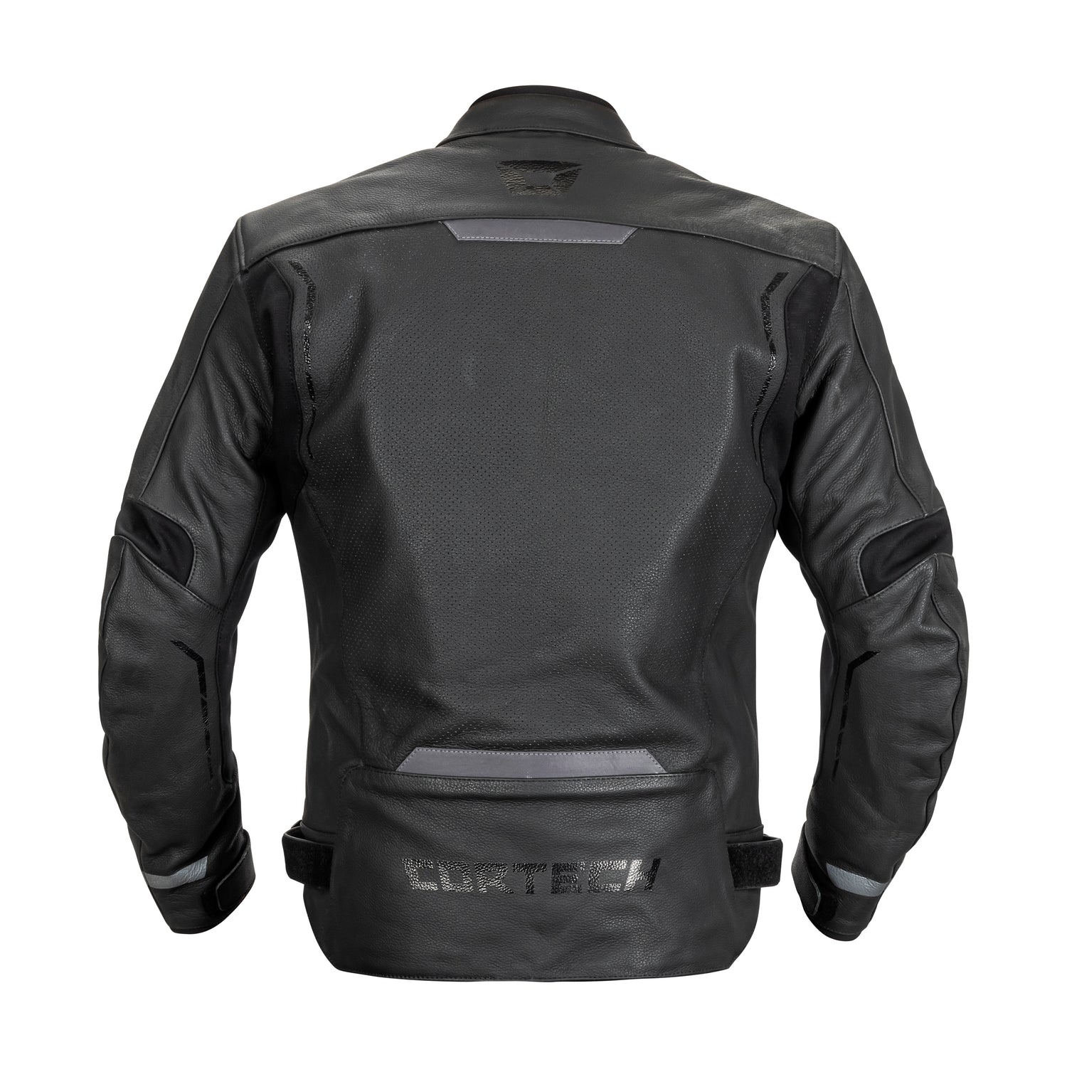 CHAQUETA DE CUERO CORTECH CHICANE NEGRO