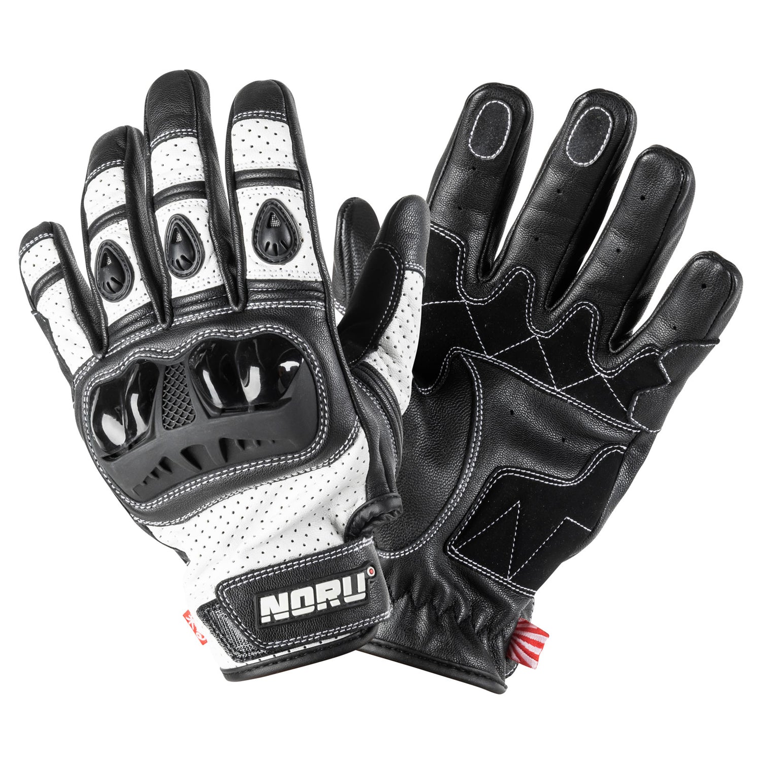 GUANTES NORU FURO BLANCO/NEGRO