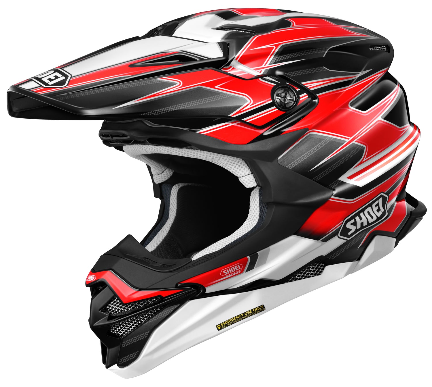 CASCO MOTOCROSS SHOEI VFX-EVO SPARKLE ROJO