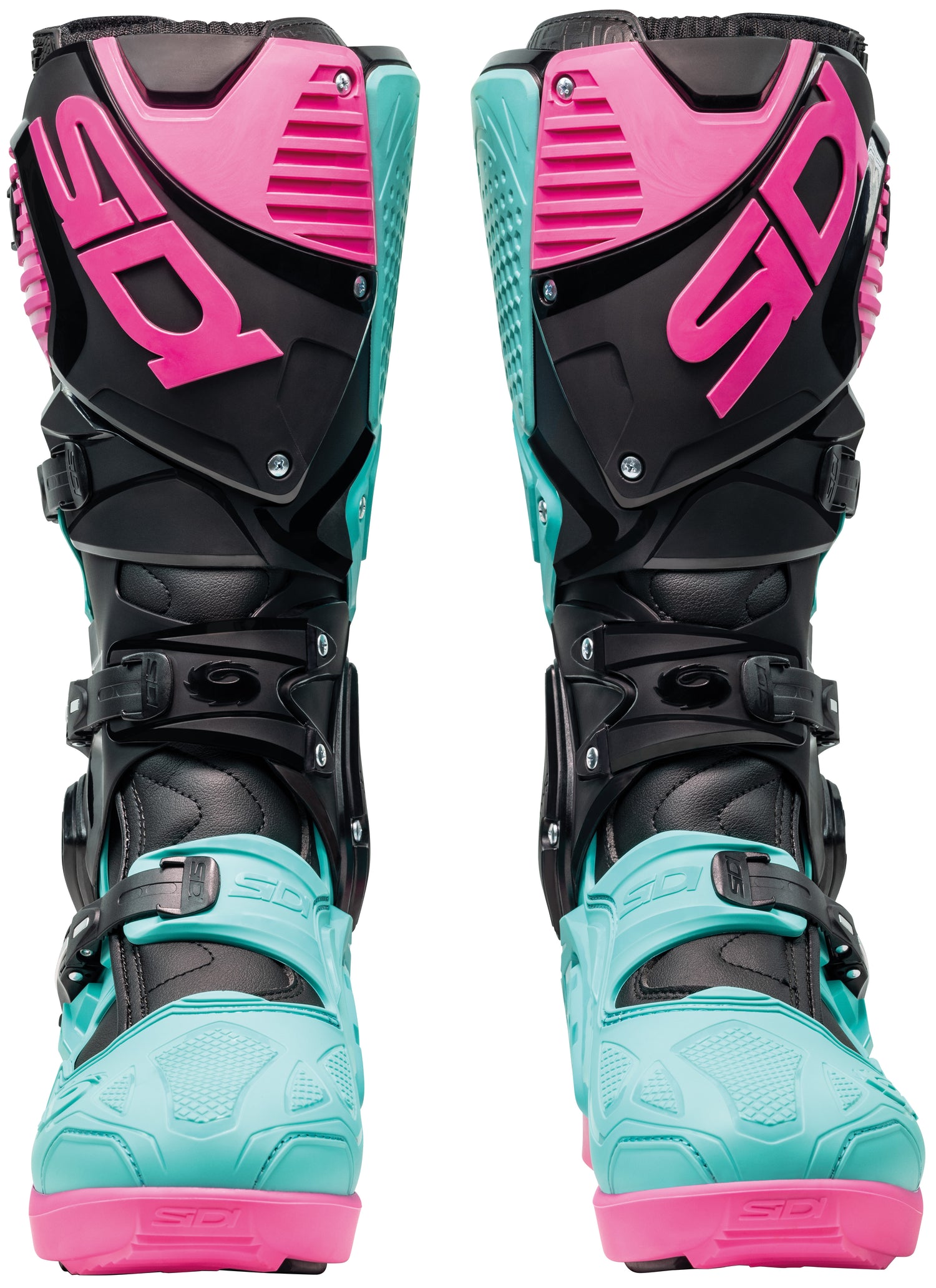 BOTAS MOTOCROSS SIDI CROSSFIRE 3 SRS NEGRO/MENTA/ROSADO