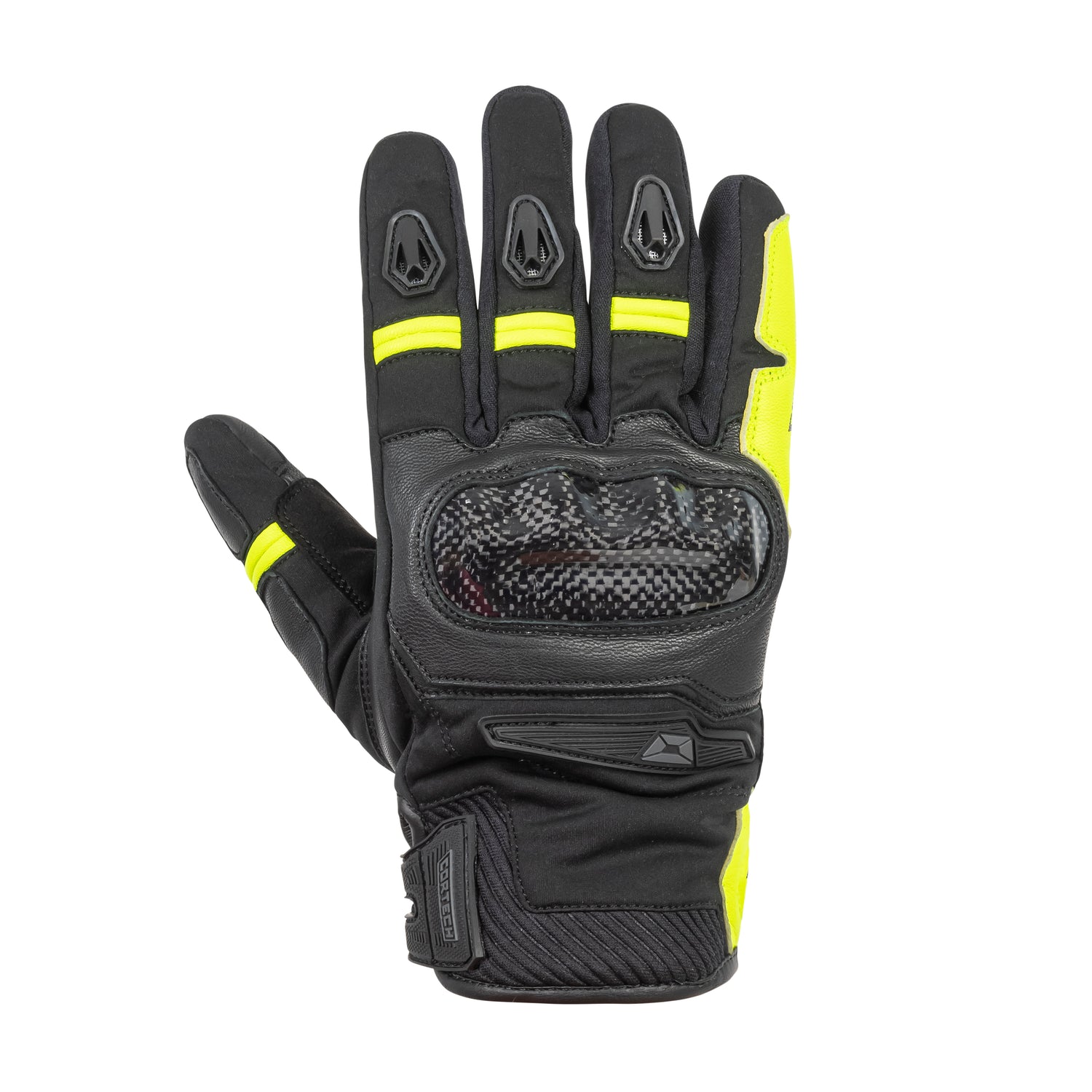 GUANTES CORTECH SUPER-SONIC NEGRO/ALTO VISIBILIDAD