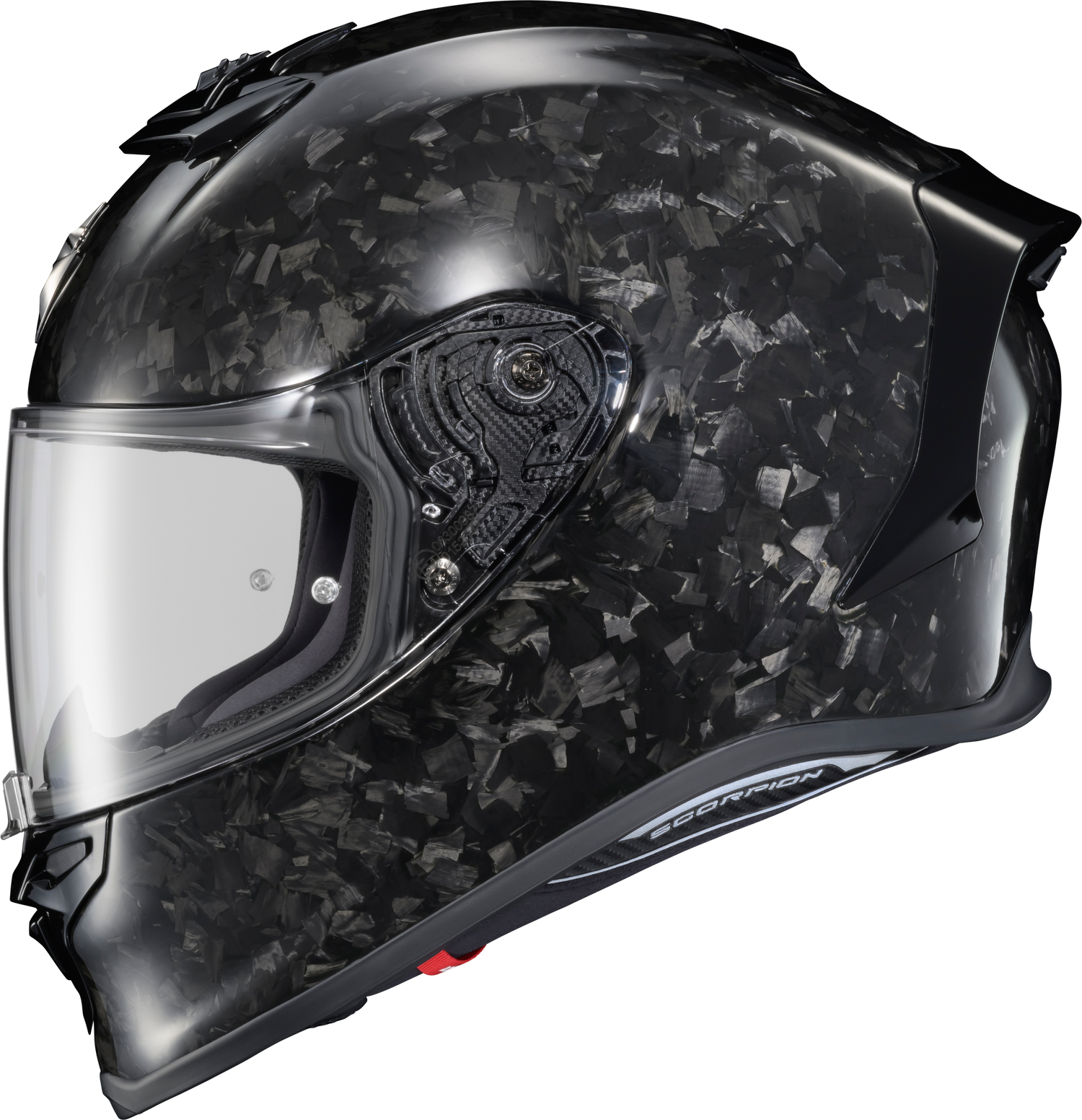 CASCO INTEGRAL SCORPION EXO EXO-R1 AIR CARBON ONYX NEGRO BRILLANTE