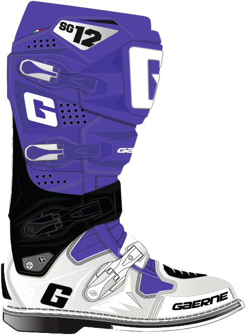 BOTAS GAERNE SG12 LE MORADO/NEGRO/BLANCO