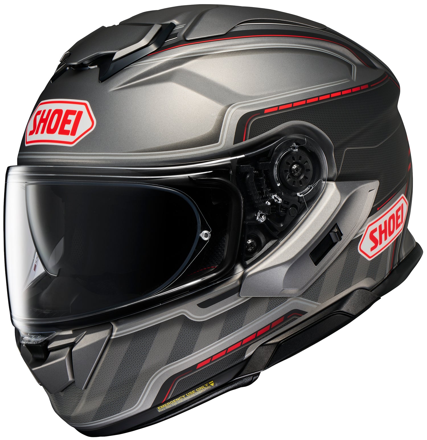 CASCO INTEGRAL SHOEI GT-AIR 3 DISCIPLINE NEGRO Y ROJO