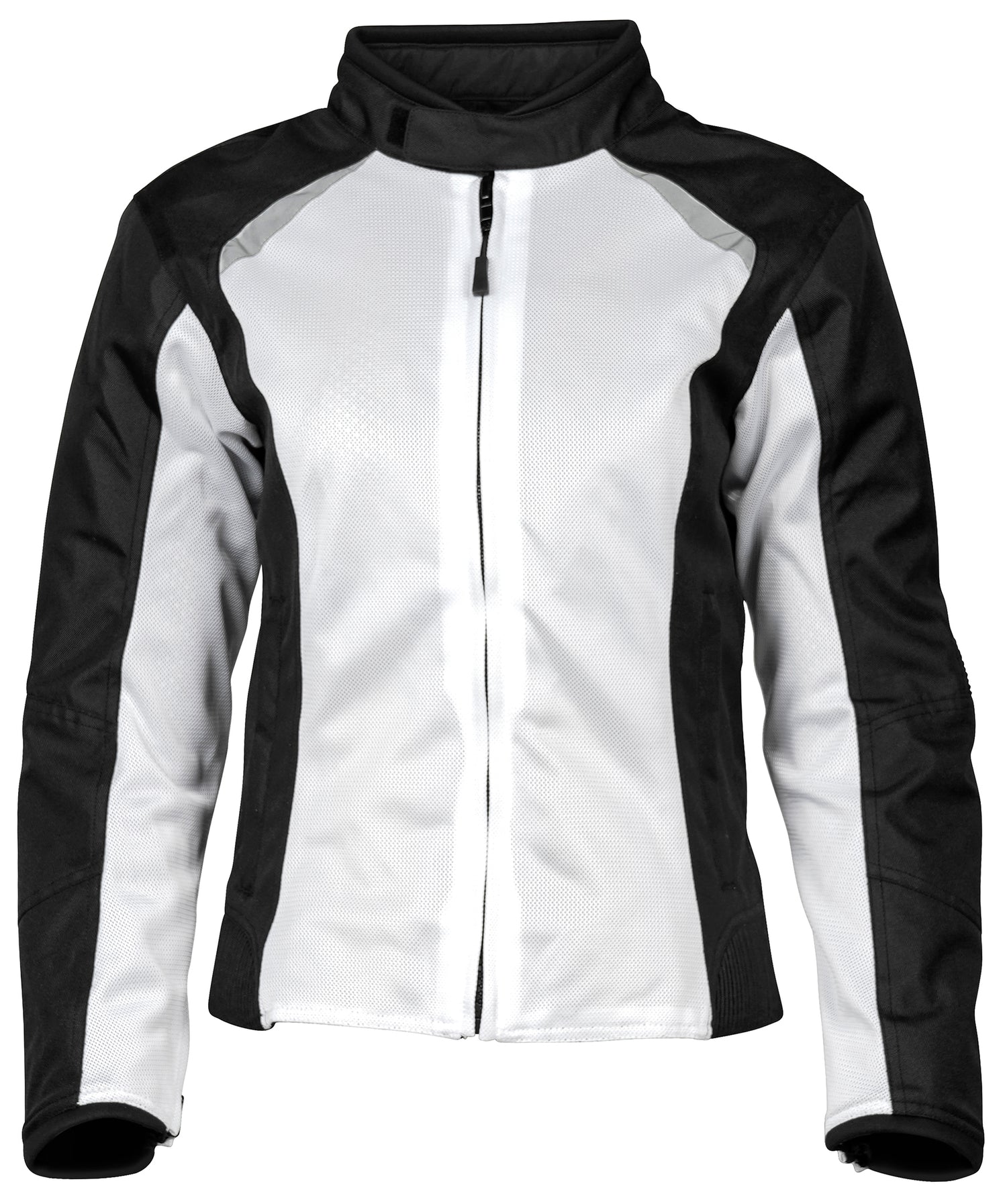 CHAQUETA DE MALLA NORU JOSEI PARA DAMA BLANCO/NEGRO