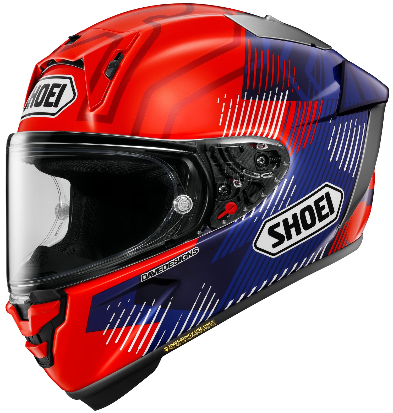 CASCO INTEGRAL SHOEI X-15 MARQUEZ8 ROJO