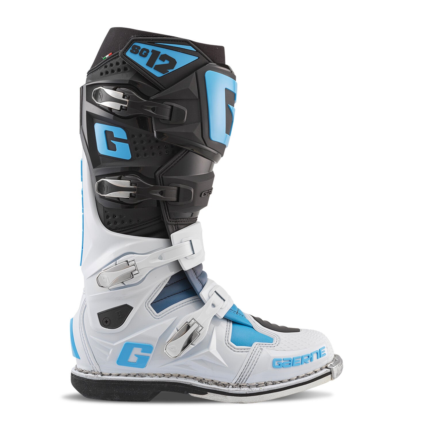 BOTAS GAERNE SG-12 NEGRO/BLANCO/AZUL CAROLINA