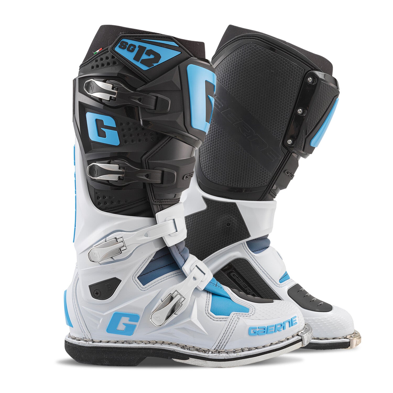 BOTAS GAERNE SG-12 NEGRO/BLANCO/AZUL CAROLINA