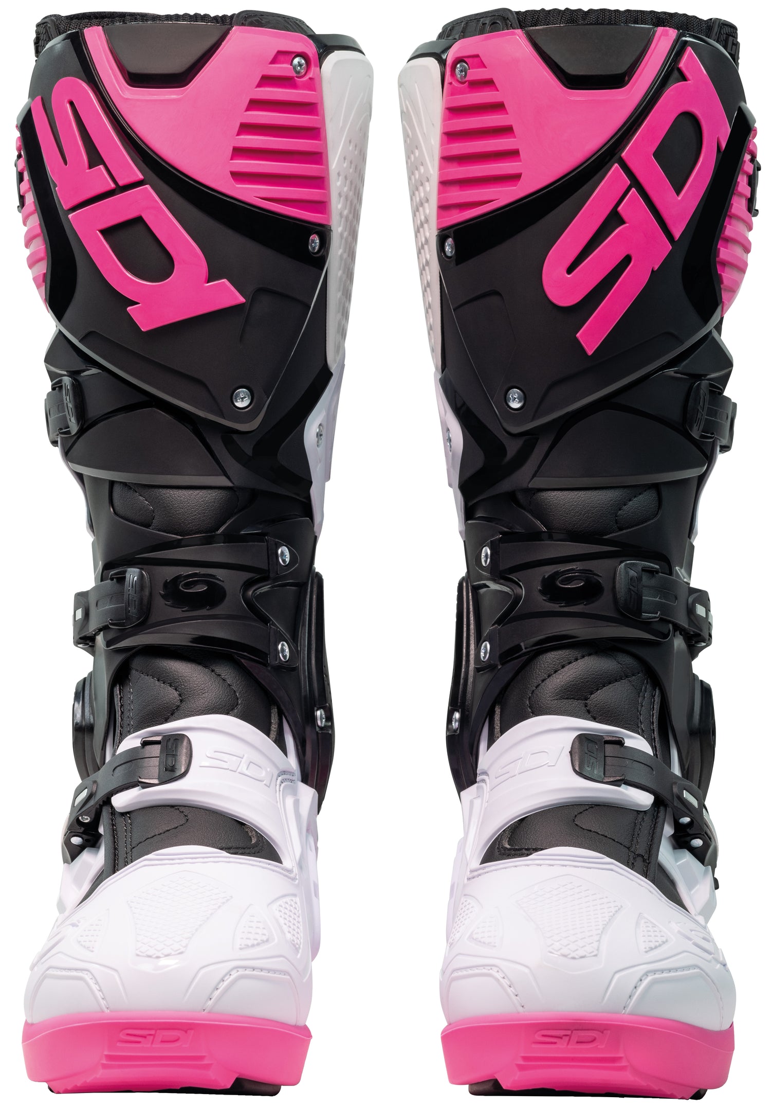 BOTAS DE MOTOCROSS SIDI CROSSFIRE 3 SRS NEGRO/BLANCO/ROSADO