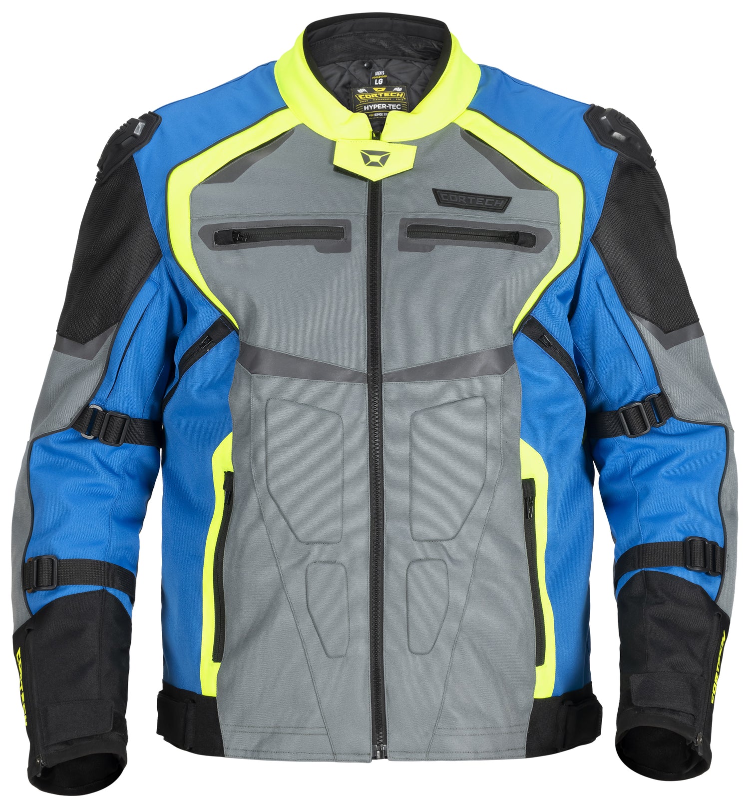 CHAQUETA TEXTIL CORTECH HYPER-TEC NEGRA/ALTA VISIBILIDAD/GRIS
