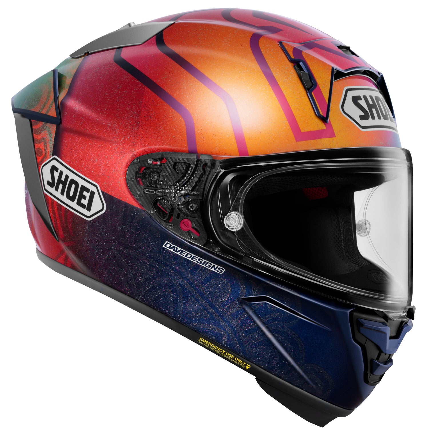 CASCO INTEGRAL SHOEI X-15 MARQUEZ HOLI TC-1