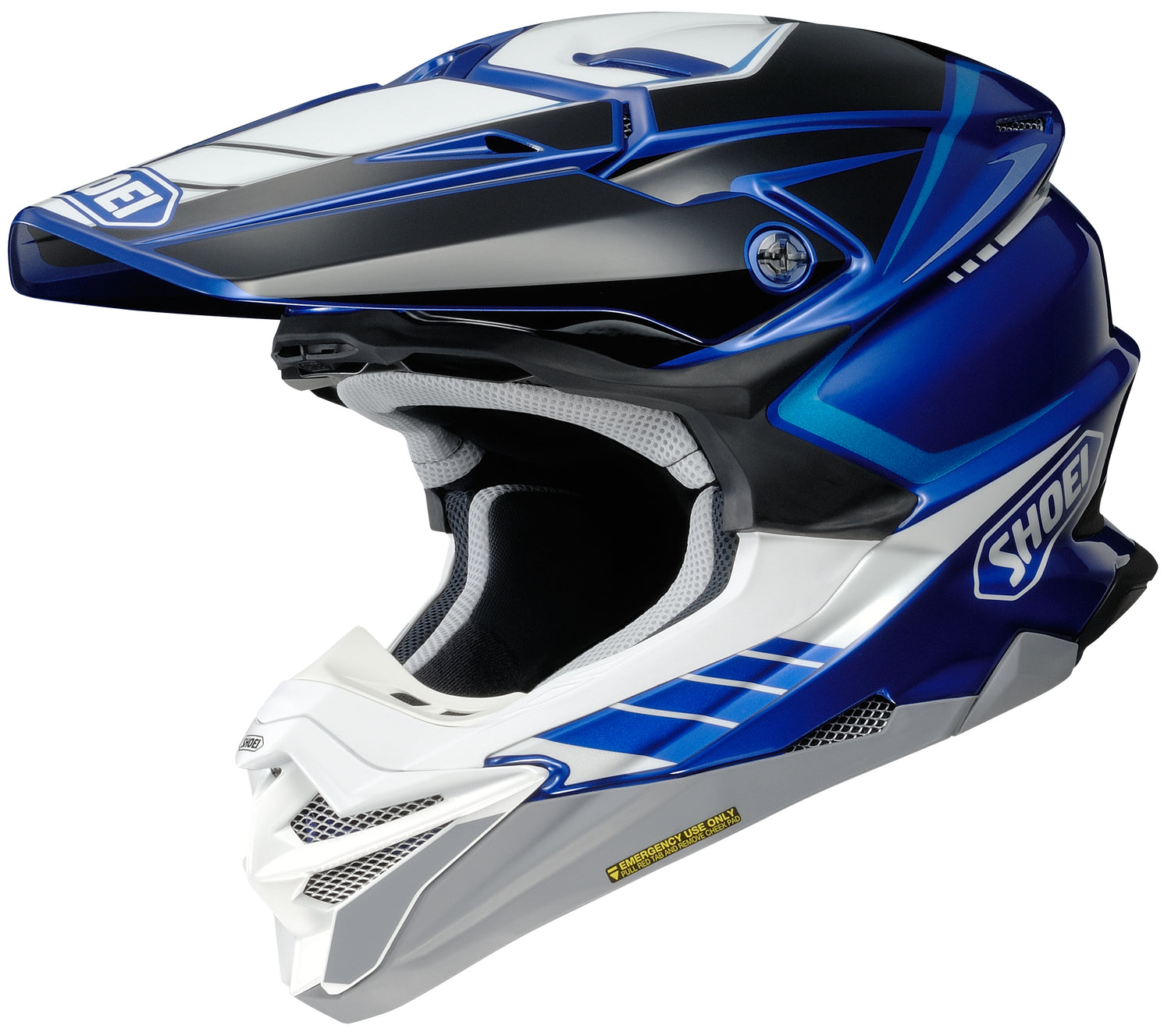 CASCO MOTOCROSS SHOEI VFX-EVO JAMMER AZUL