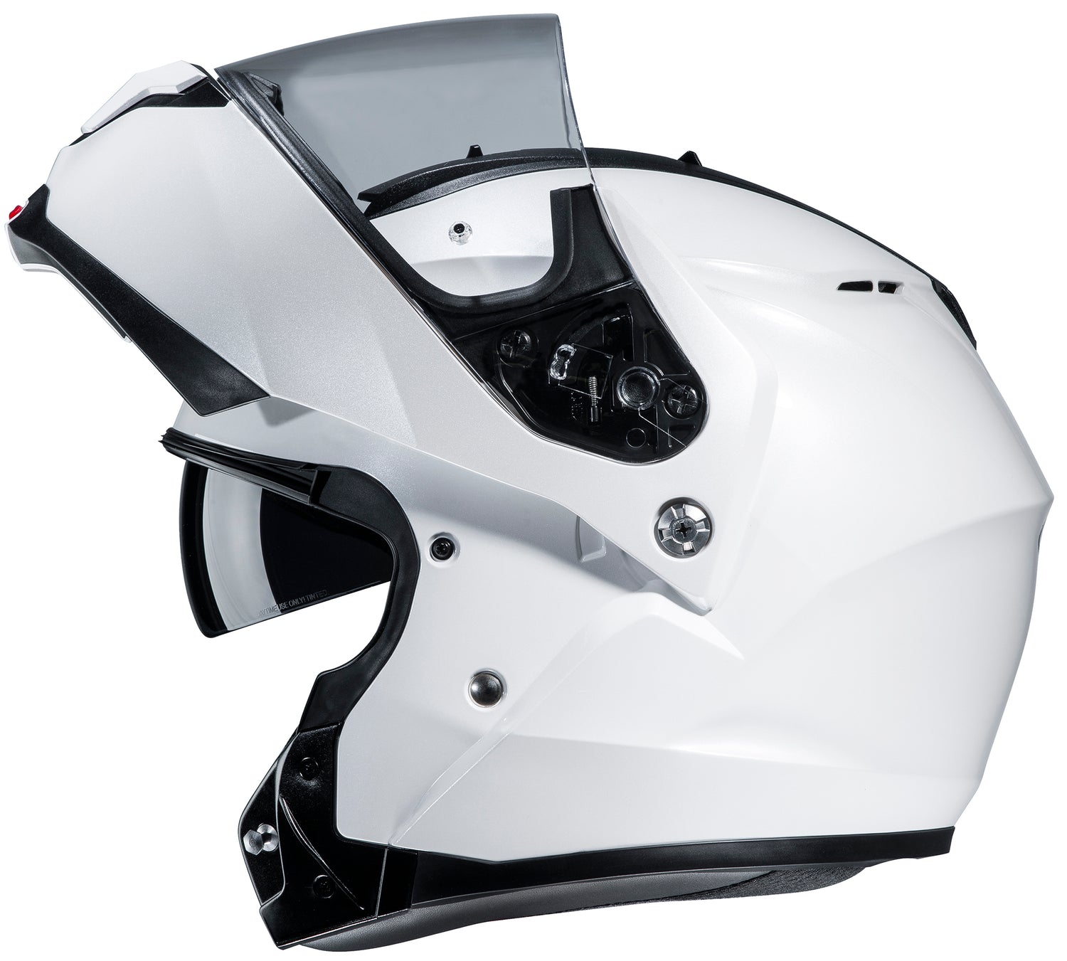 CASCO MODULAR HJC C91 SEMI-FLAT BLANCO PERLA