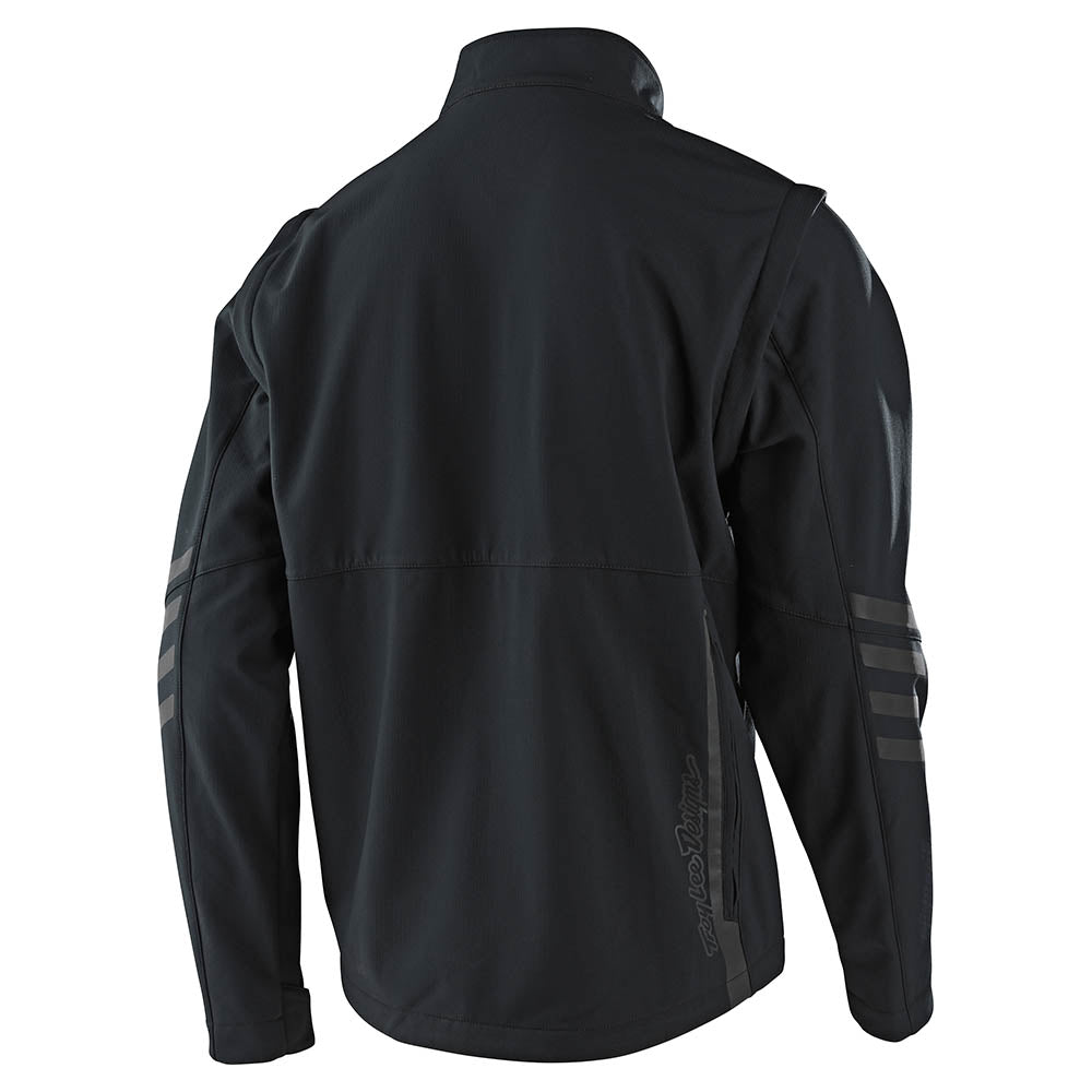 Chaqueta Softshell Todoterreno Troy Lee Designs Scout Negra: Protección Avanzada Multi-Temporada