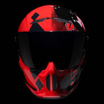 Casco Integral Ruroc Atlas 4 Harley Quinn Fibra Carbono Bluetooth Protección Avanzada