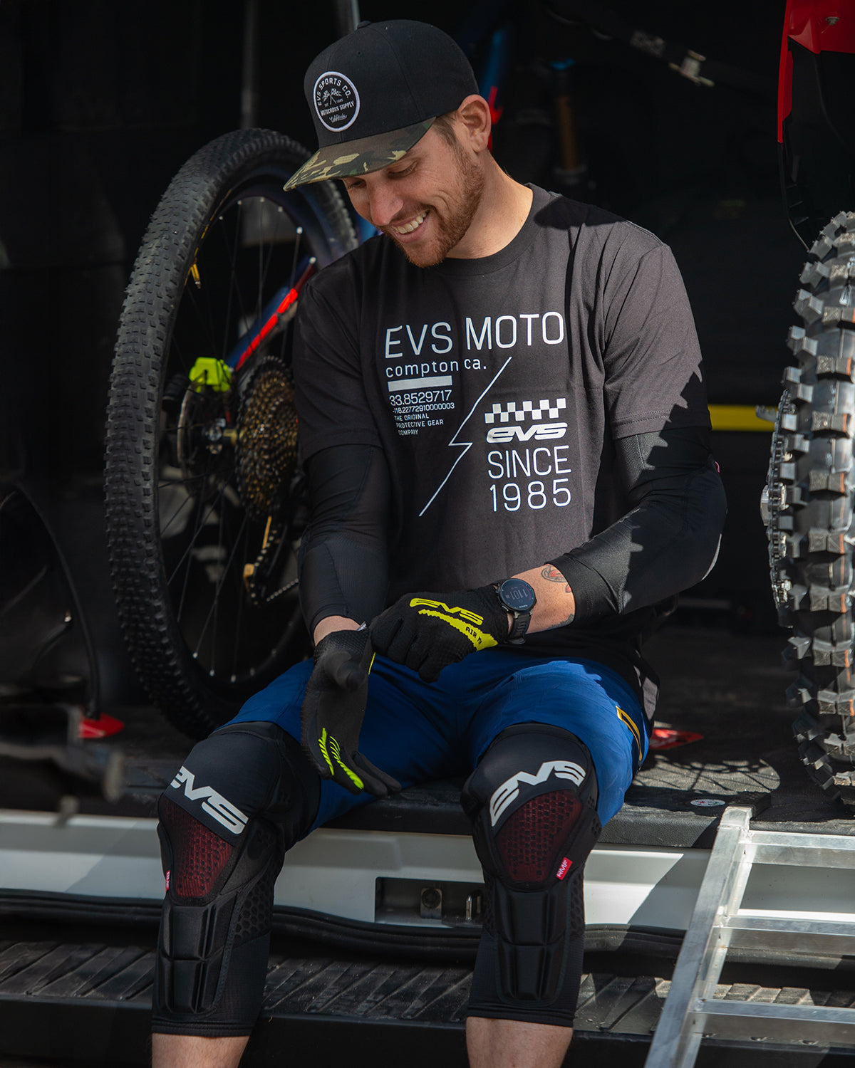 Rodilleras EVS Sports Hex Pro MTB Protección Avanzada Ligera Transpirable Ciclismo