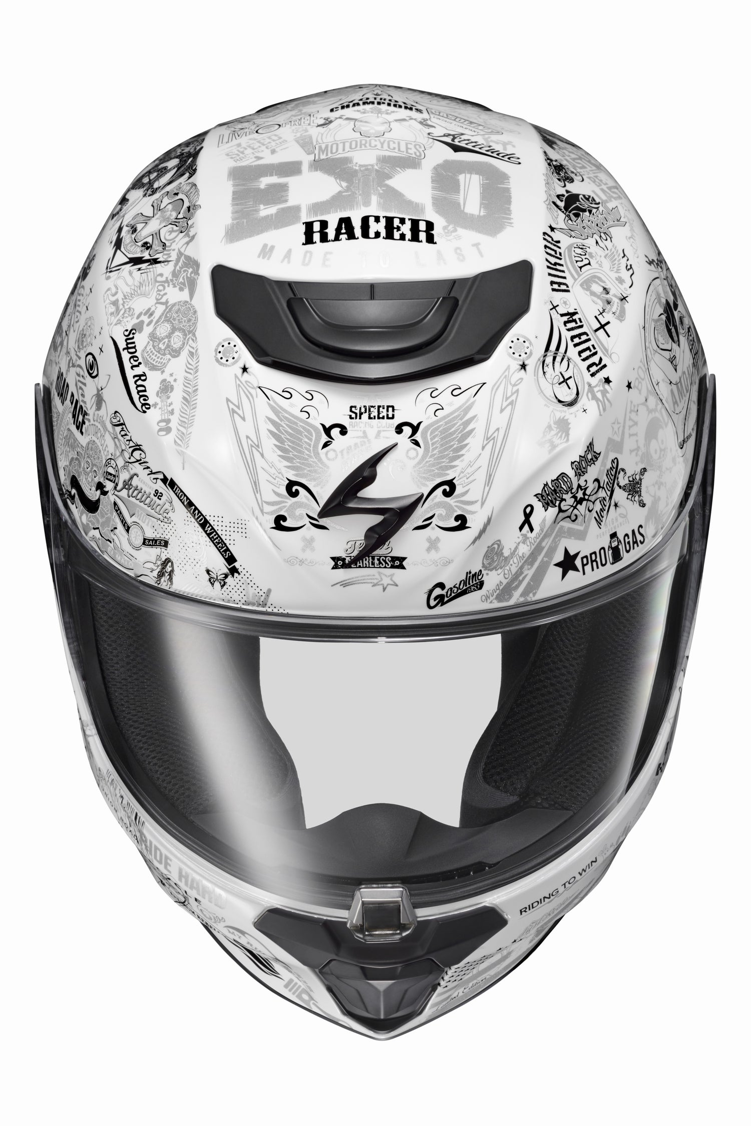 CASCO INTEGRAL SCORPION EXO EXO-R420 SHAKE II BLANCO