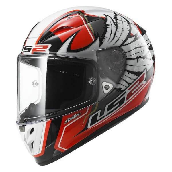 CASCO INTEGRAL LS2 REPLICA YONNY HERNANDEZ ROJO/BLANCO/NEGRO