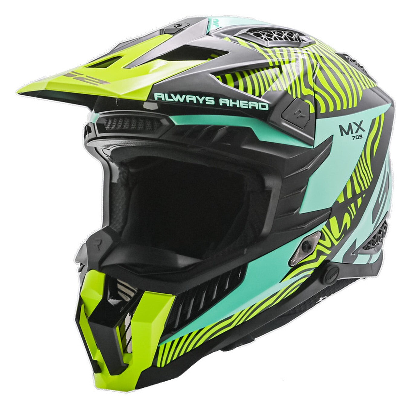 Casco Motocross LS2 X Force Fan MX Fibra Carbono Ligero Avanzado