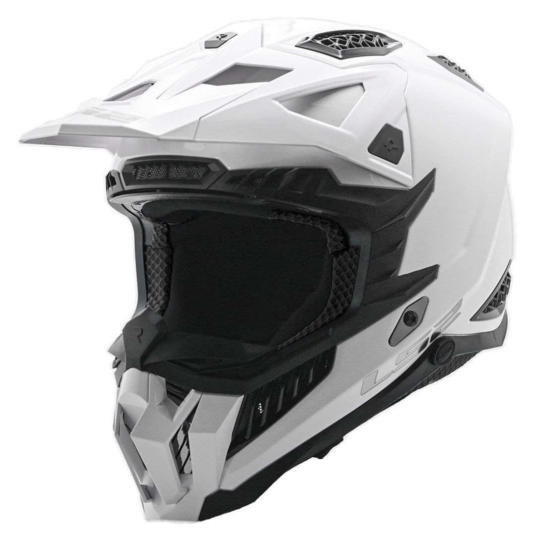 Casco LS2 X-Force MX Sólido Fibra Carbono Ligero Protección Avanzada ECE DOT
