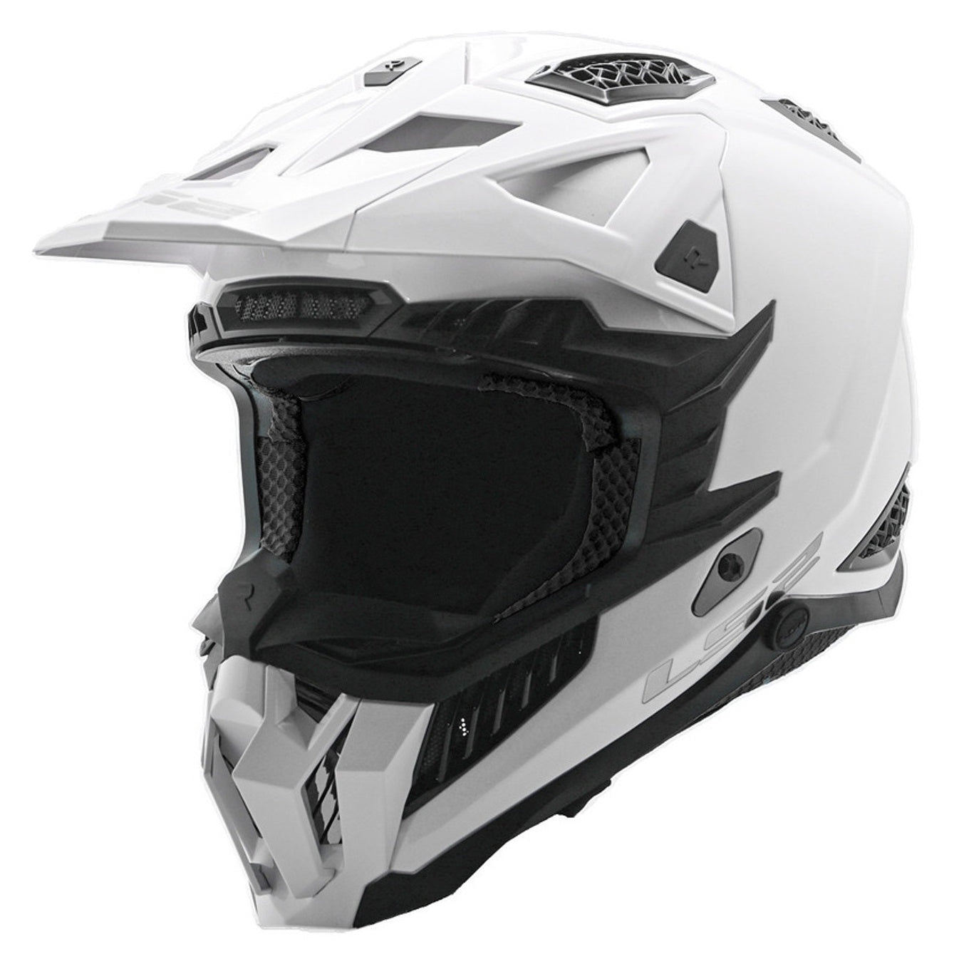 Casco LS2 X-Force MX Sólido Fibra Carbono Ligero Protección Avanzada ECE DOT