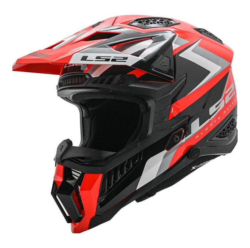 Casco LS2 X-Force Sprint MX Fibra Carbono Ligero Protección Rotacional Avanzada AREM